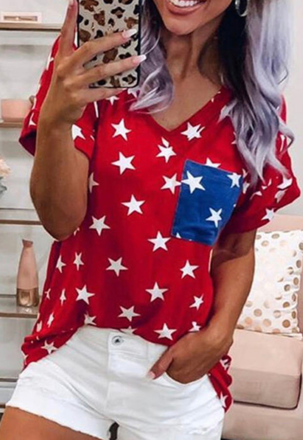 Red Stars Tee